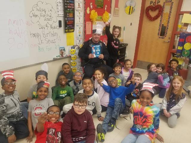 Penn Hills police officer reads to daughter’s class after investigating false alarm