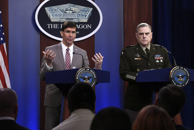 U.S. strikes Taliban forces, in 1st hit since peace deal