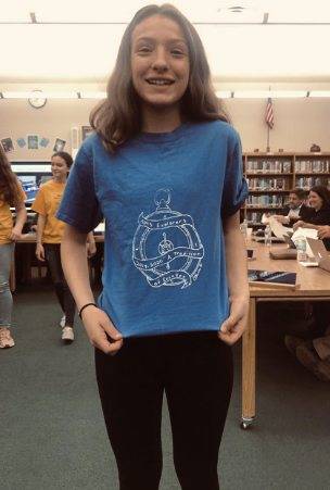 Hampton Middle School print studio promotes teamwork, charity