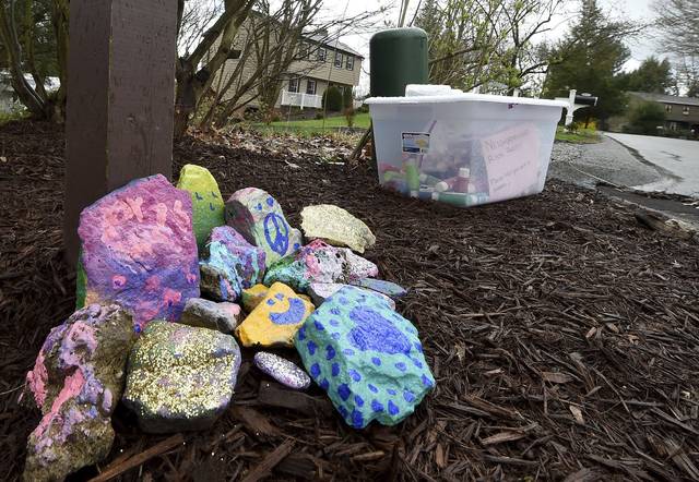 Painted rocks bring cheer to Hampton neighborhood