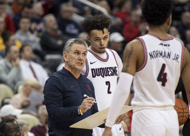 Duquesne’s Keith Dambrot will welcome 6-man freshman class<span class="headline-video">Video <i class="fa-solid fa-circle-play"></i></span>