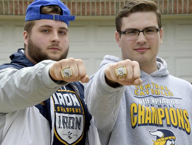 Central Catholic football coaches deliver WPIAL championship rings door to door<span class="headline-video">Video <i class="fa-solid fa-circle-play"></i></span>