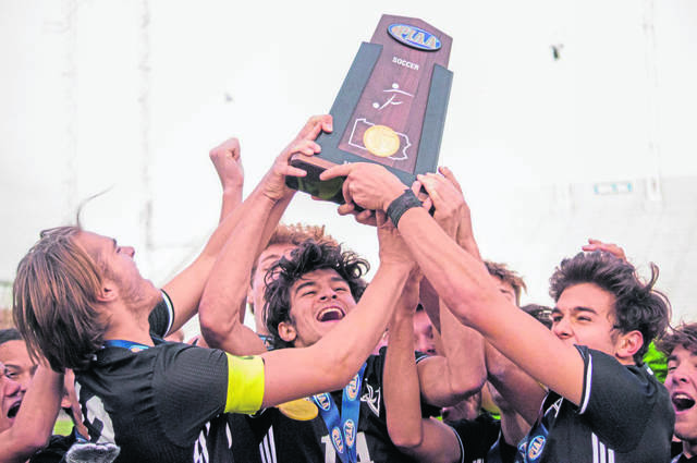 Quaker Valley gets a golden kick out of winning the Trib Cup 4A championship