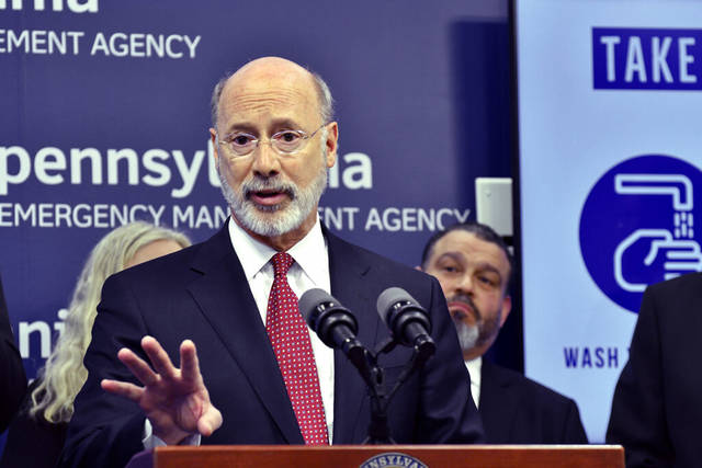 Gov. Wolf asks lawmakers to spend coronavirus funds
