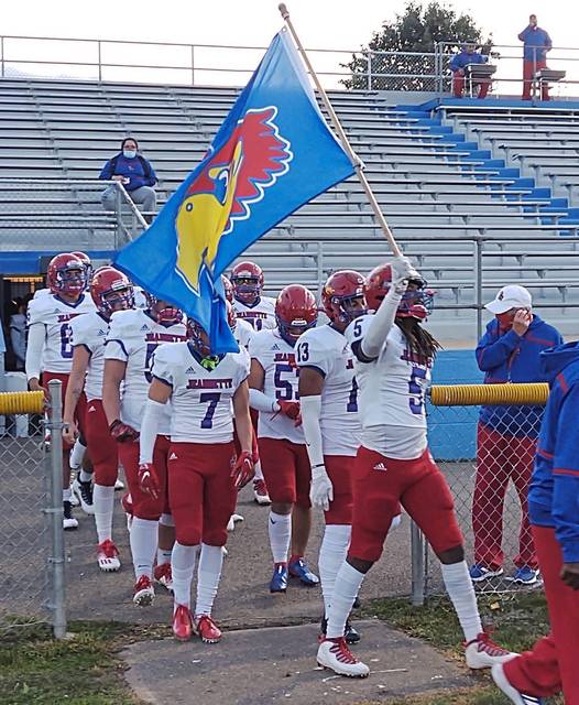 Freshman Brad Birch throws 6 TD passes as Jeannette rolls past Leechburg<span class="headline-video">Video <i class="fa-solid fa-circle-play"></i></span>