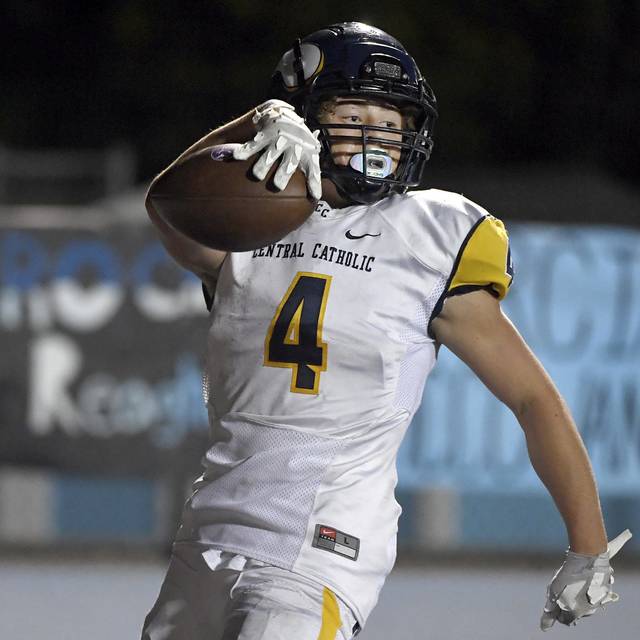 Gannon Carothers’ versatility helps No. 2 Central Catholic defeat No. 3 Seneca Valley<span class="headline-video">Video <i class="fa-solid fa-circle-play"></i></span>