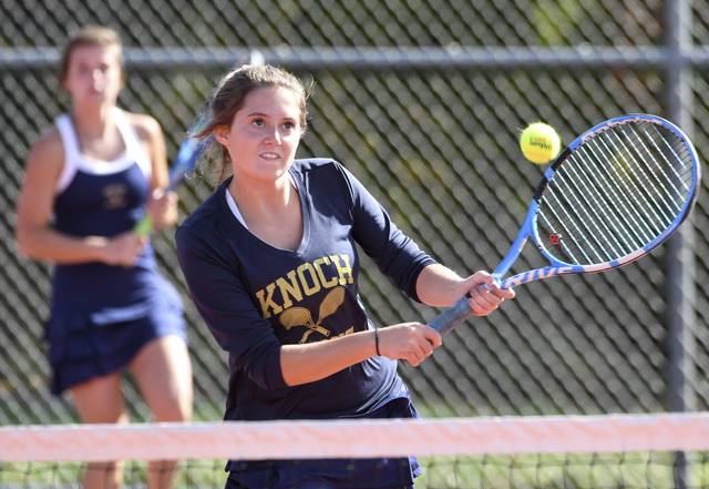 Knoch’s Bauer sisters, Peters Township’s defending champs win WPIAL doubles titles