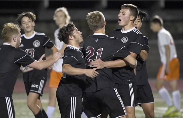 GCC tightens up on defense heading into boys soccer title match with Winchester Thurston