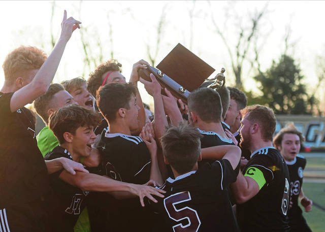 Greensburg Central Catholic repeats, wins 5th WPIAL boys soccer championship<span class="headline-video">Video <i class="fa-solid fa-circle-play"></i></span>