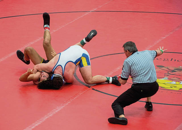 Led by state qualifiers, Hampton wrestling looks strong in upper weights