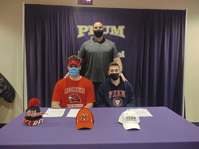 Seniors who drove Plum football to new heights make college choices on signing day<span class="headline-video">Video <i class="fa-solid fa-circle-play"></i></span>