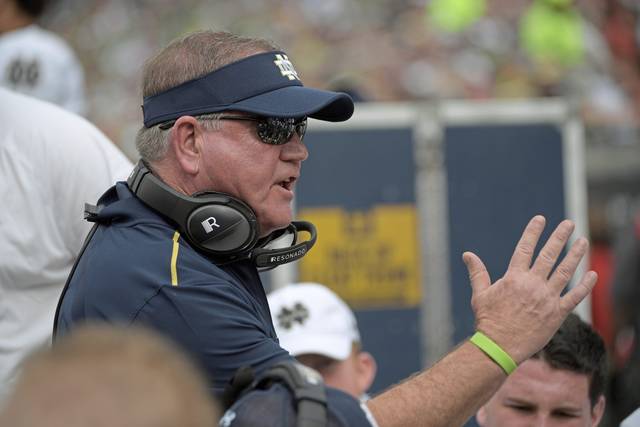 Notre Dame’s Brian Kelly: ‘I’m not sure we’ll play’ without families in College Football Playoff