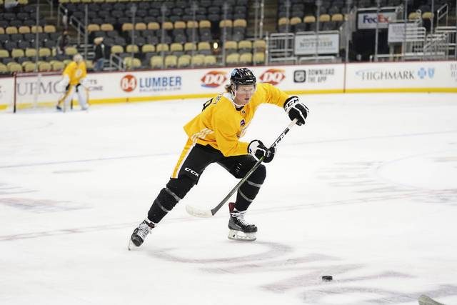 Penguins assign forward Sam Lafferty to taxi squad