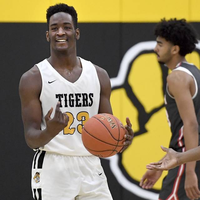 North Allegheny’s Khalil Dinkins works to add snarl to his game