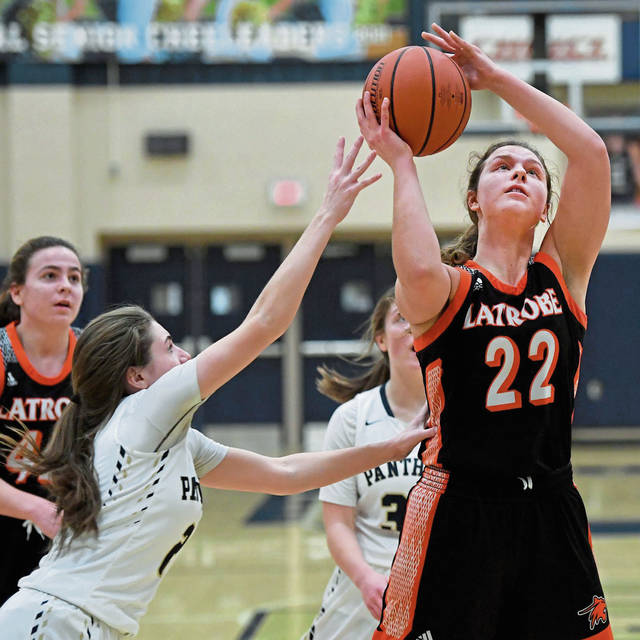 Frontcourt duo gives Latrobe girls a towering presence in paint