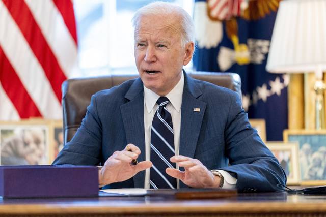 Biden to highlight vaccine as U.S. nears 100 millionth shot