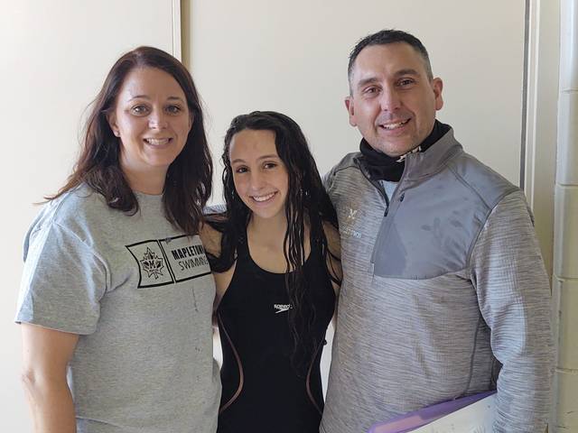 Mapletown’s Menear claims gold medal at PIAA swimming championships