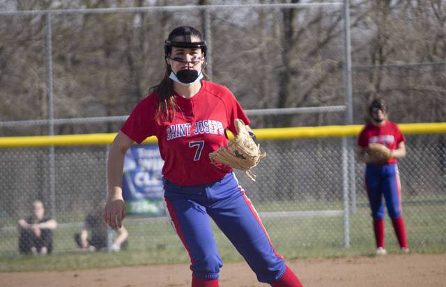 Senior duo excited to lead young St. Joseph softball squad into battle