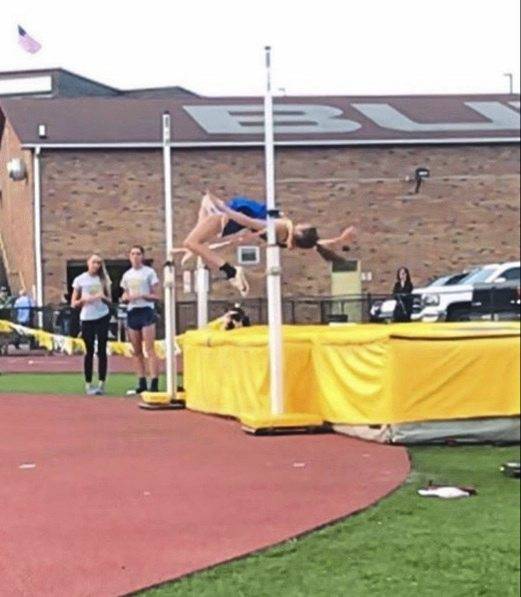 Hampton girls track team off to quick start behind versatile senior jumper