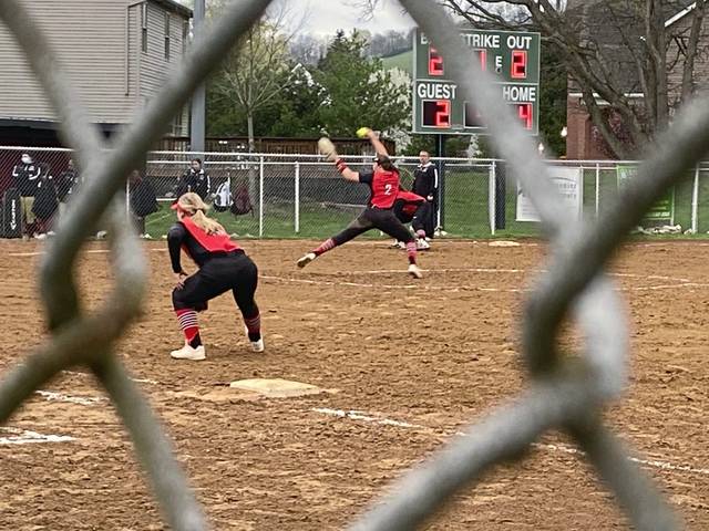 Ligonier Valley softball still unbeaten, defeats ‘scrappy’ Serra Catholic<span class="headline-video">Video <i class="fa-solid fa-circle-play"></i></span>