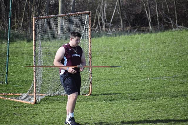 Tennis anyone? Future Pitt walk-on offensive lineman Matt Metrosky holds serve for GCC
