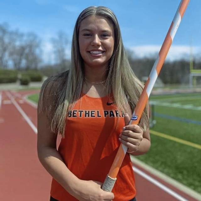Bethel Park’s Psotka sets sights on WPIAL javelin title