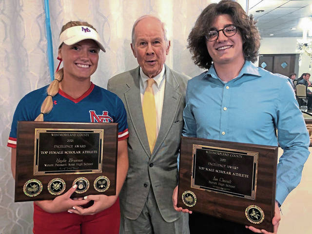 MP’s Brunson, Burrell’s Oswalt are Westmoreland County Scholar/Athlete winners
