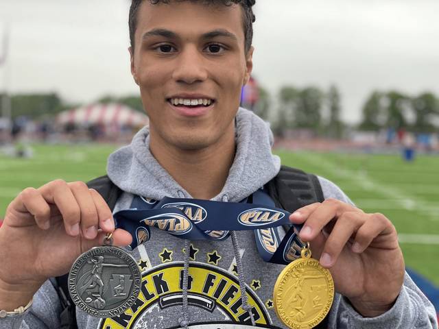 North Catholic sprinter Trevor Paschall wins 1st PIAA gold in 200, silver in 400