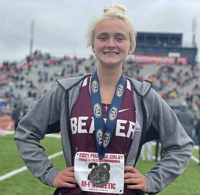 Beaver’s Emma Pavelek earns PIAA high jump silver wearing borrowed shoes<span class="headline-video">Video <i class="fa-solid fa-circle-play"></i></span>