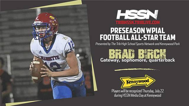 TribHSSN Preseason WPIAL Football All-Star team: Brad Birch, Gateway
