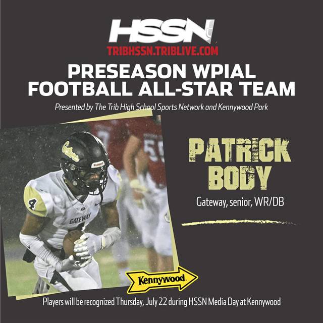 TribHSSN Preseason WPIAL Football All-Star team: Patrick Body, Gateway