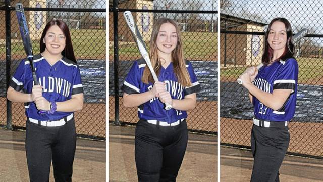 Senior trio makes impact on Baldwin softball program