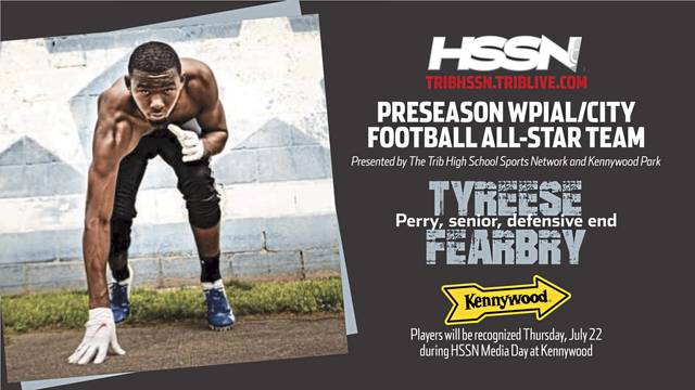 Trib HSSN Preseason Football All-Star team: Tyreese Fearbry, Perry