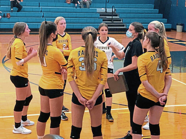 Riverview girls volleyball riding high after defeating No. 8 Apollo-Ridge
