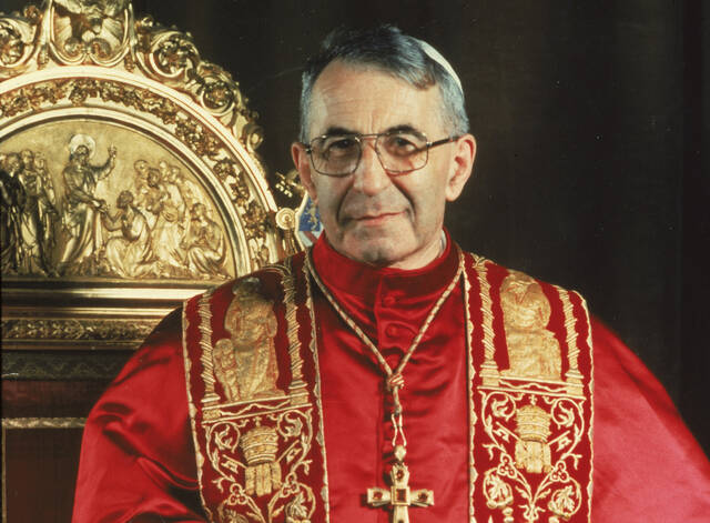 Pope OKs crediting miracle to John Paul I on sainthood path