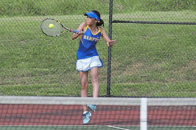 Hampton girls tennis takes step forward