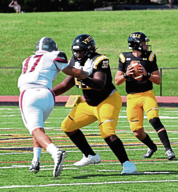 Penn Hills grad Claude Vangelus steps right into tackle spot on Millersville line