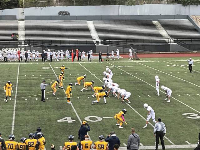 Central Catholic jumps on Baldwin quickly, cruises to 6A win