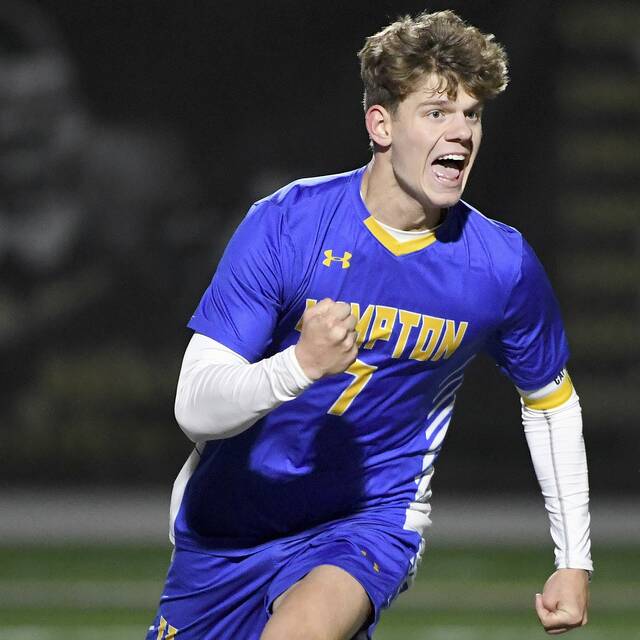 Hampton dispatches Franklin Regional boys soccer team in semis