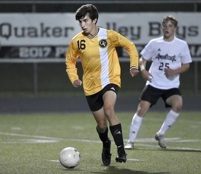 High school roundup for Nov. 1, 2021: Rowan Kriebel saves Quaker Valley from Ambridge upset