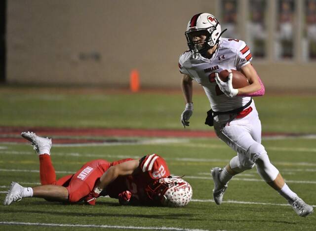 Long passes let No. 11 Peters Township upset North Hills in WPIAL playoffs<span class="headline-video">Video <i class="fa-solid fa-circle-play"></i></span>