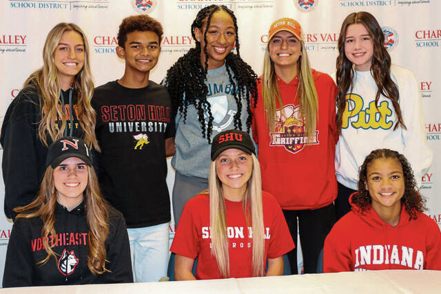 Chartiers Valley athletes, including 5 girls basketball players, sign with colleges