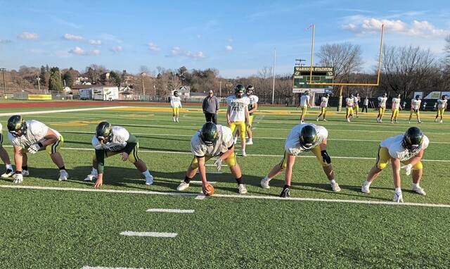 Big, physical offensive line makes Penn-Trafford offense go