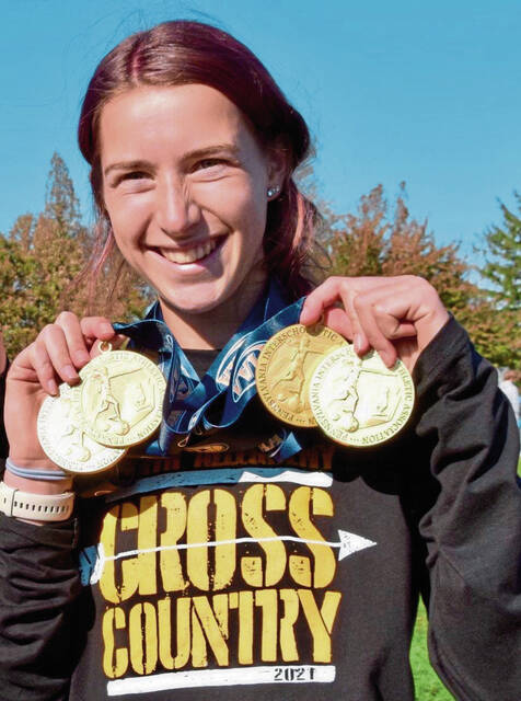 North Allegheny’s Mlecko steps into PIAA cross country history books as 4-time team champion