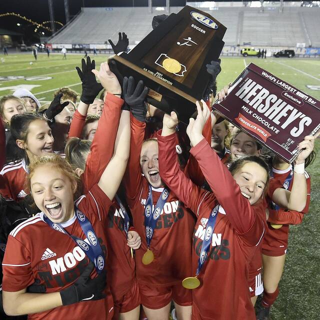 Rising up to the challenge, Moon girls soccer team wins 1st Class 4A state title