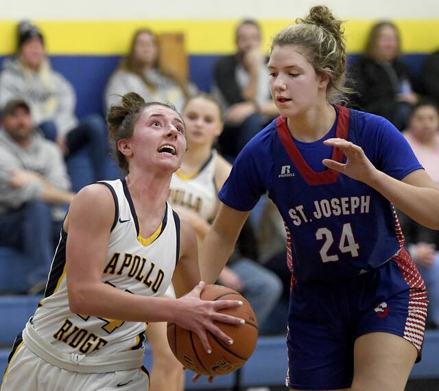 Apollo-Ridge girls defeat St. Joseph in game between teams battling rust
