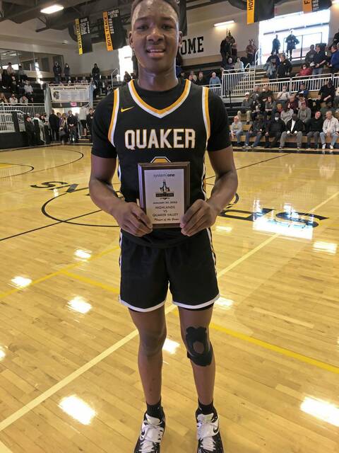 Thiero scores 40, leads undefeated Quaker Valley to comeback win vs. Highlands