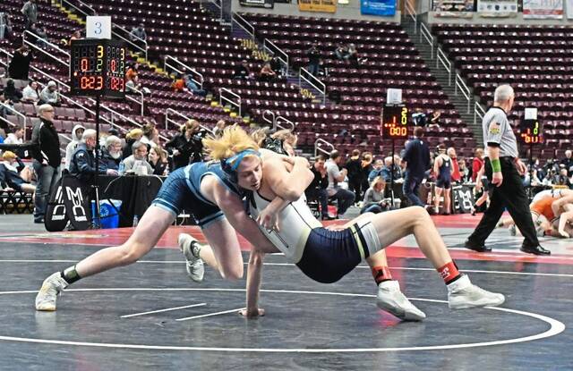 Slow start costs Burrell in PIAA Class 2A wrestling first round