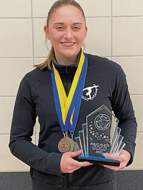 Plum’s Kvortek celebrates PA Classic all-around title