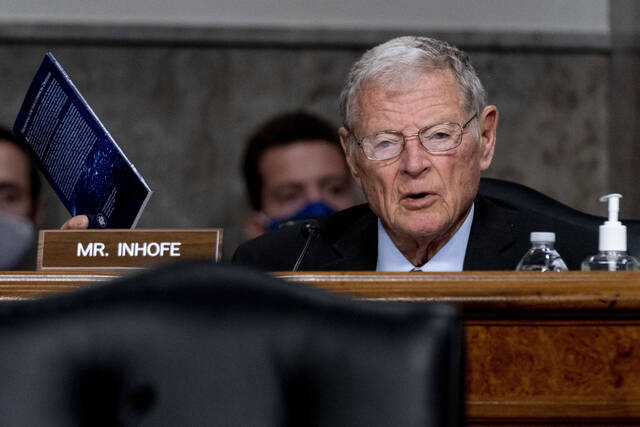 Oklahoma’s Inhofe confirms he is resigning U.S. Senate seat